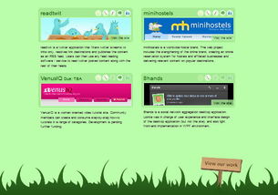 杭州网站设计公司 新颖绿色主题国外网站设计赏析